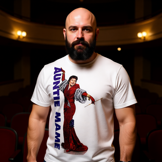 AUNTIE MAME ALL OVER PRINT SHIRT & TANK