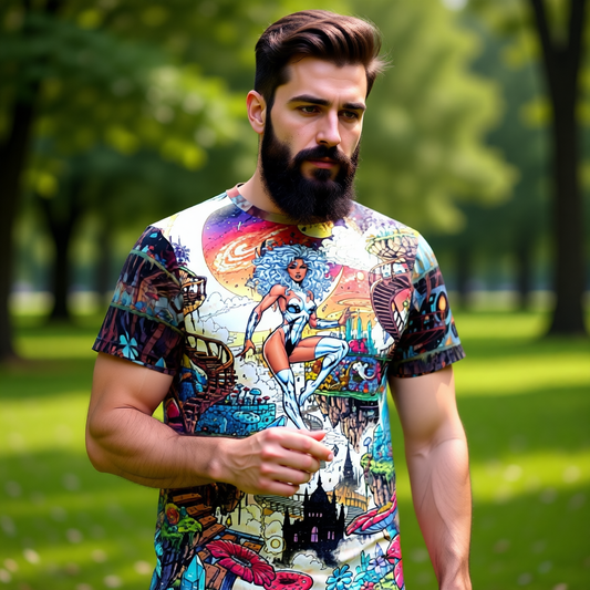 DREAM GIRL CLASSIC READY ALL OVER PRINT SHIRT AND TANK TOP