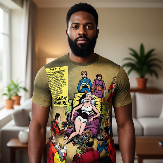 DREAM GIRL 1ST APPEARANCE SPLASH  ALL OVER PRINT SHIRT AND TANK TOP- TRIBUTE