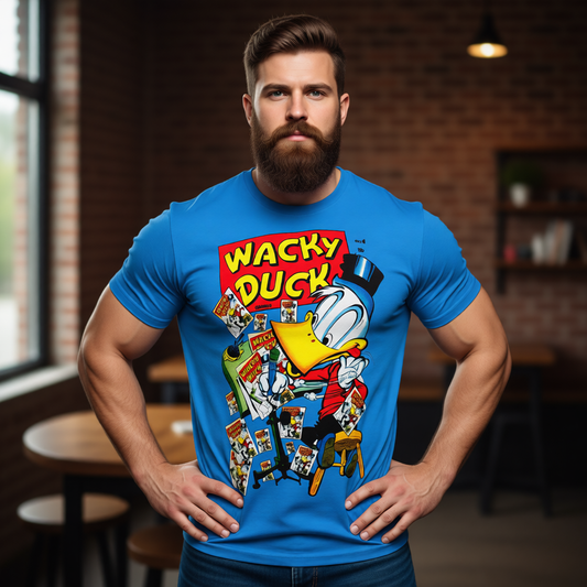 WACKY DUCK 4 ALL OVER PRINT SHIRT AND TANK TOP