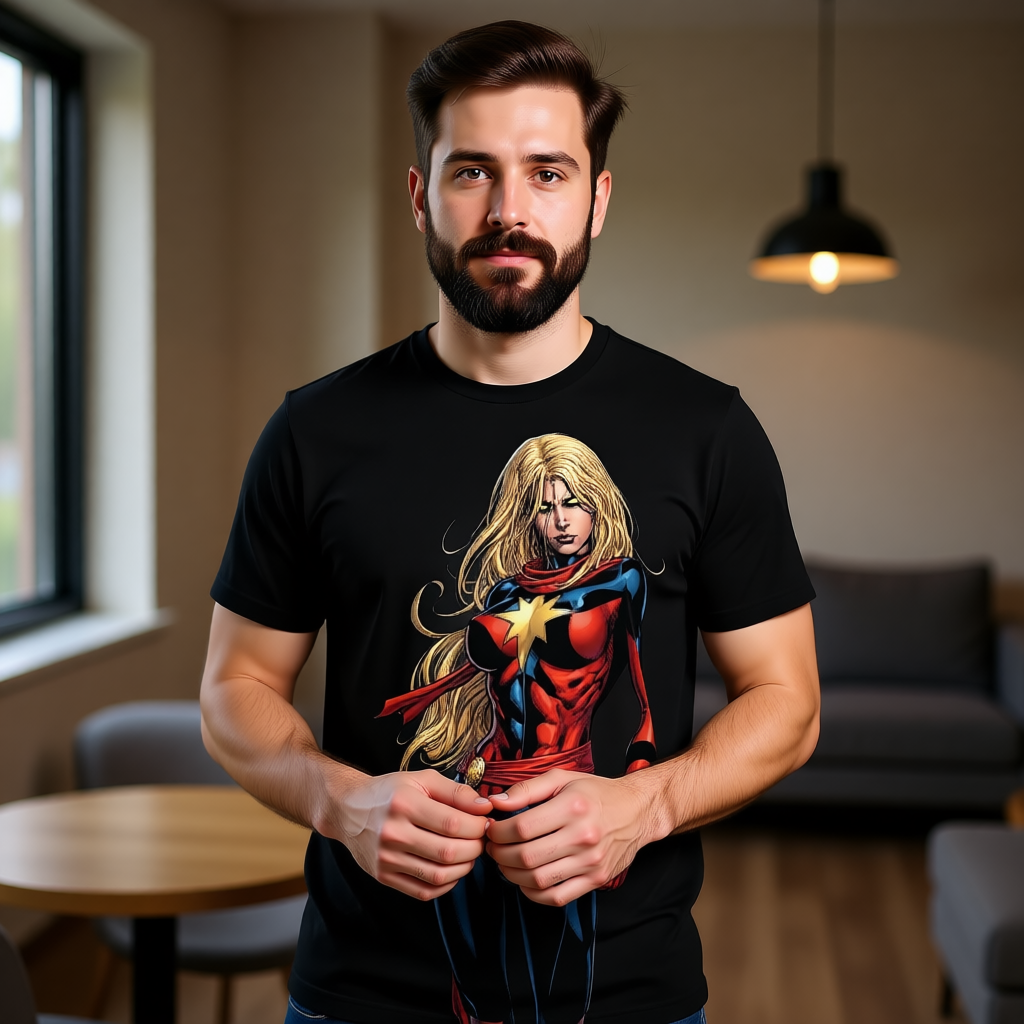 MS MARVEL "GO" All Over Print Shirt & Tank Top -ORIGINAL ART