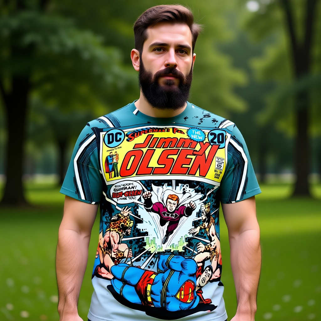 JIMMY OLSEN 158 All Over Print Shirt & Tank Top