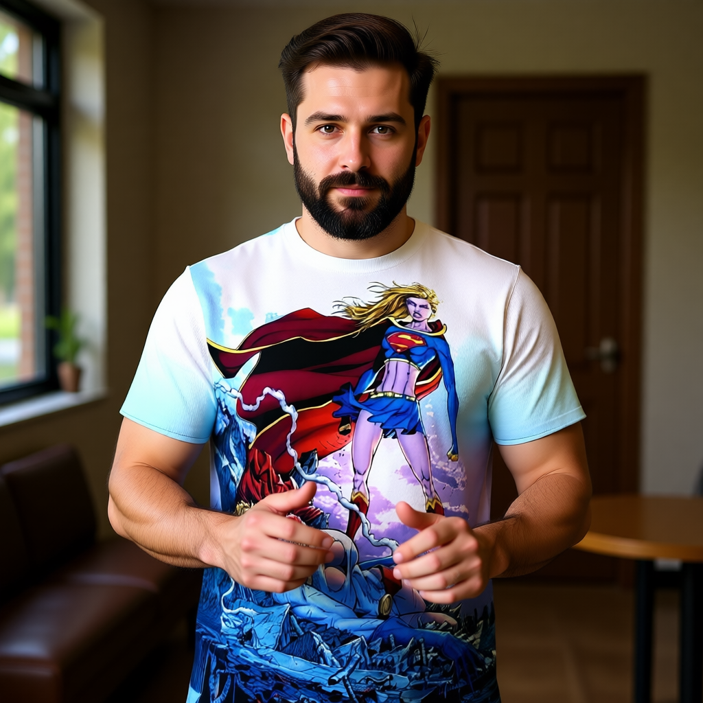 SUPERGIRL VS POWERGIRL All Over Print Shirt & Tank Top