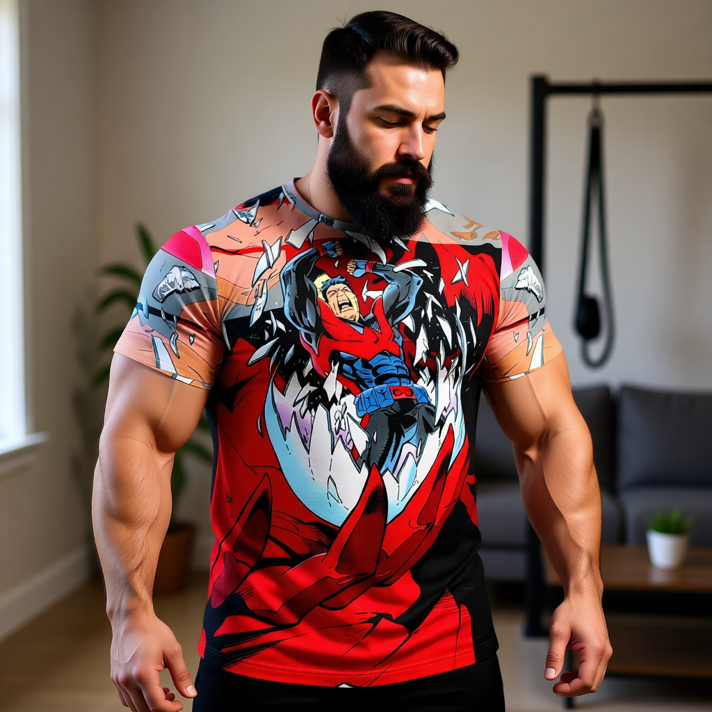WONDER MAN 25 All Over Print Shirt & Tank Top