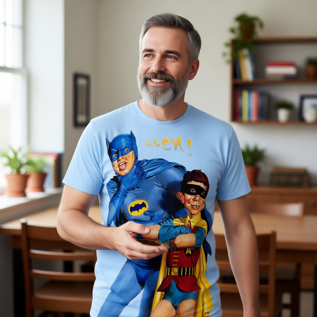 BATMAN AND ALFRED E NEUMAN All Over Print Shirt &amp; Tank Top