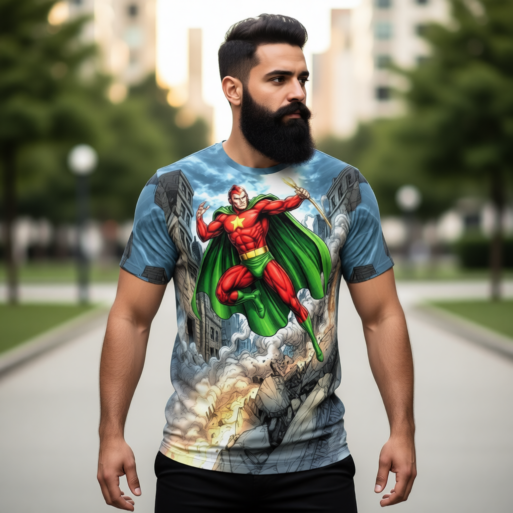 OG STARMAN GO All Over Print Shirt & Tank Top -ORIGINAL ART