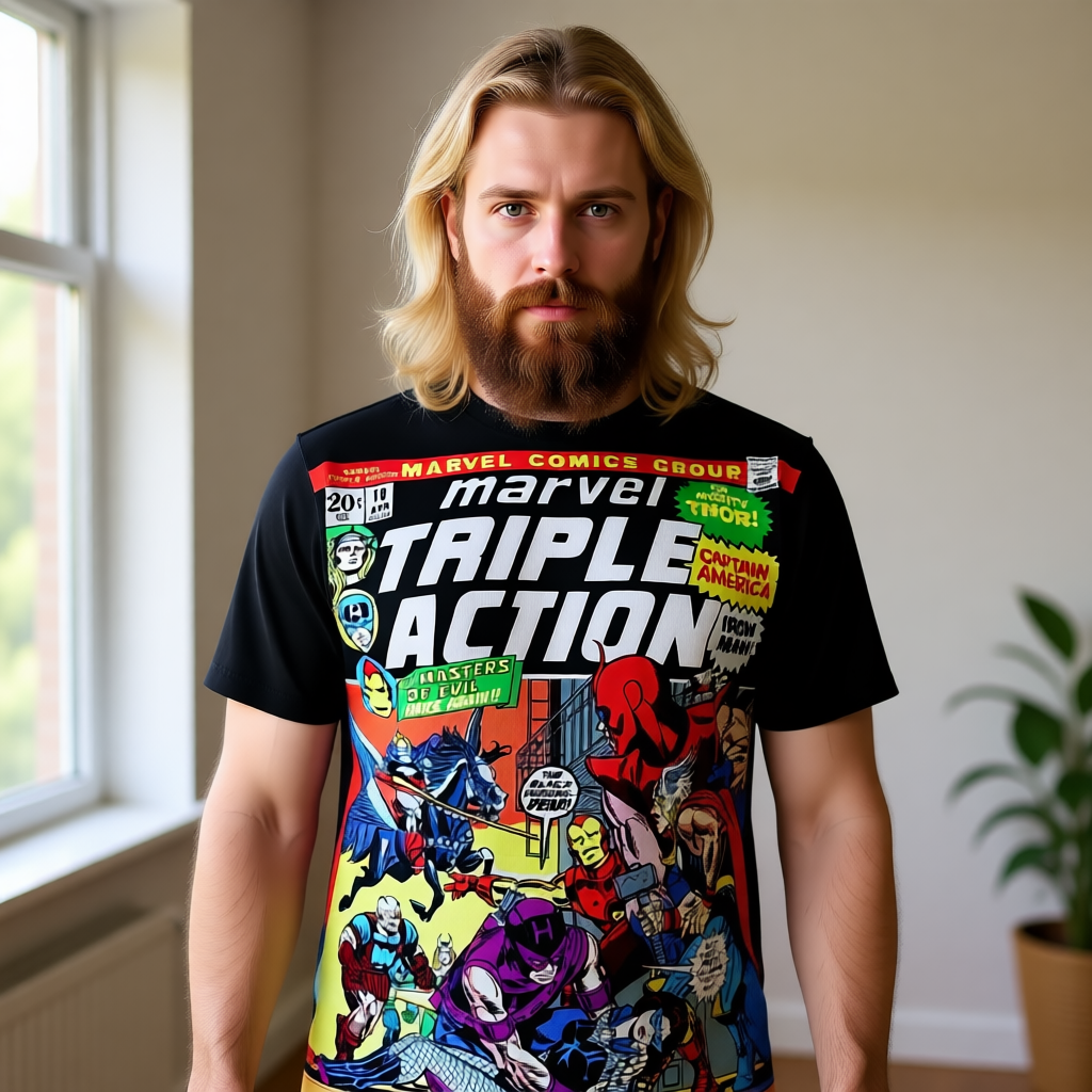 MARVEL TRIPLE ACTION 10 All Over Print Shirt & Tank Top