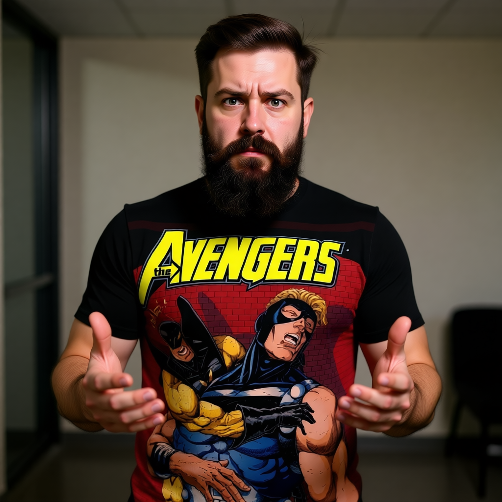 AVENGERS 2001 ANNUAL  All Over Print Shirt & Tank Top