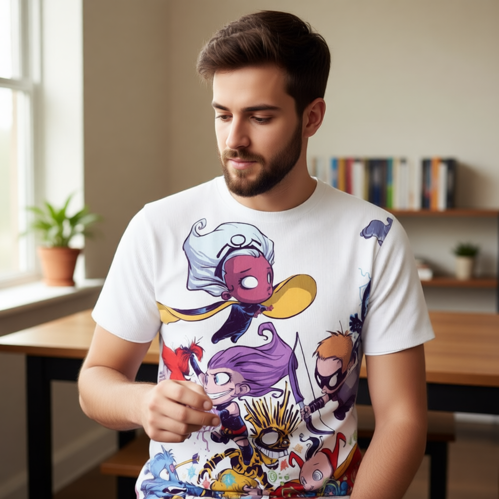 MARVEL BABIES All Over Print Shirt & Tank Top - SKOTTIE YOUNG ART