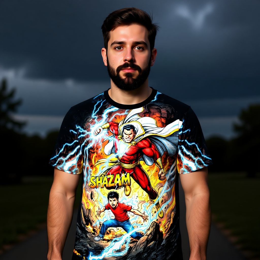 BILLY BATSON GO All Over Print Shirt & Tank Top - ORIGINAL ART