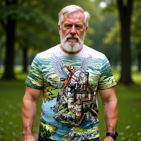 SHINING KNIGHT GO All Over Print Shirt & Tank Top - ORIGINAL ART
