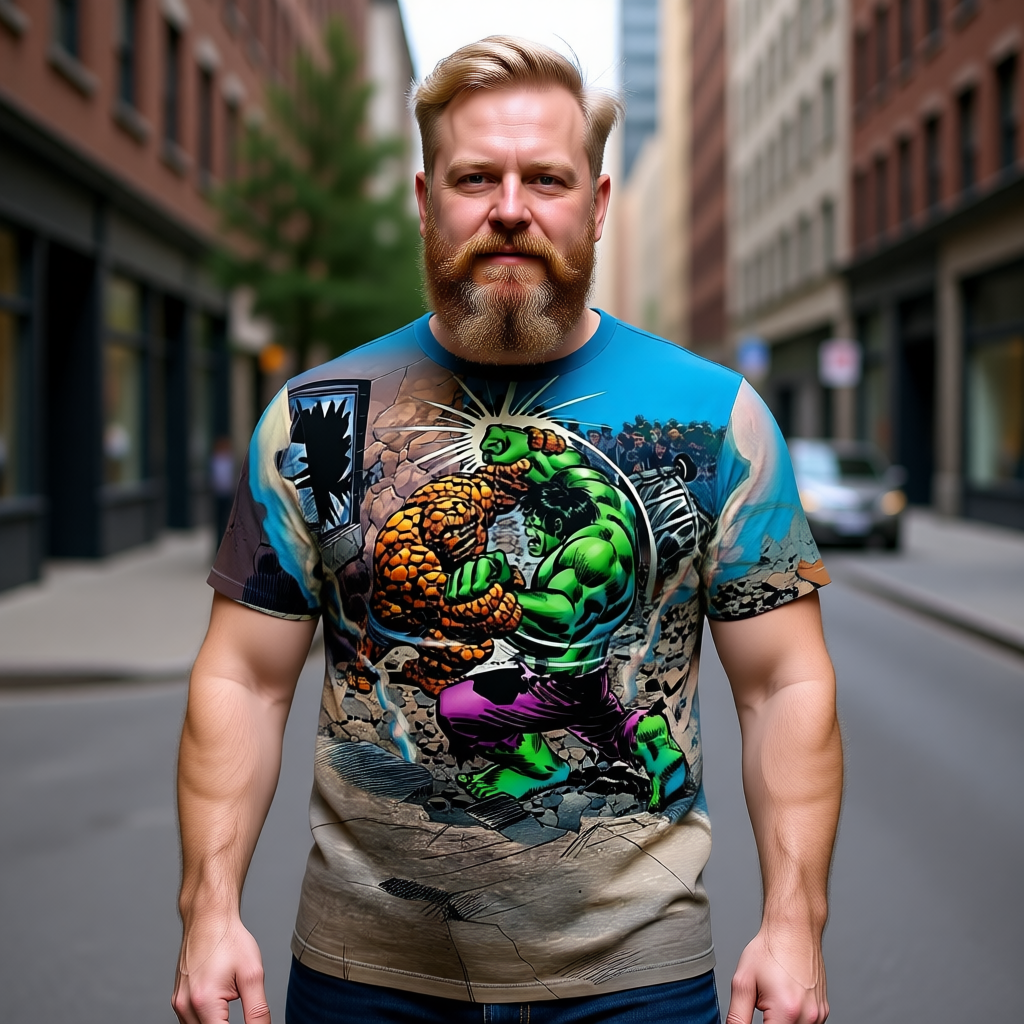 MARVEL TWO IN ONE 11 All Over Print Shirt & Tank Top