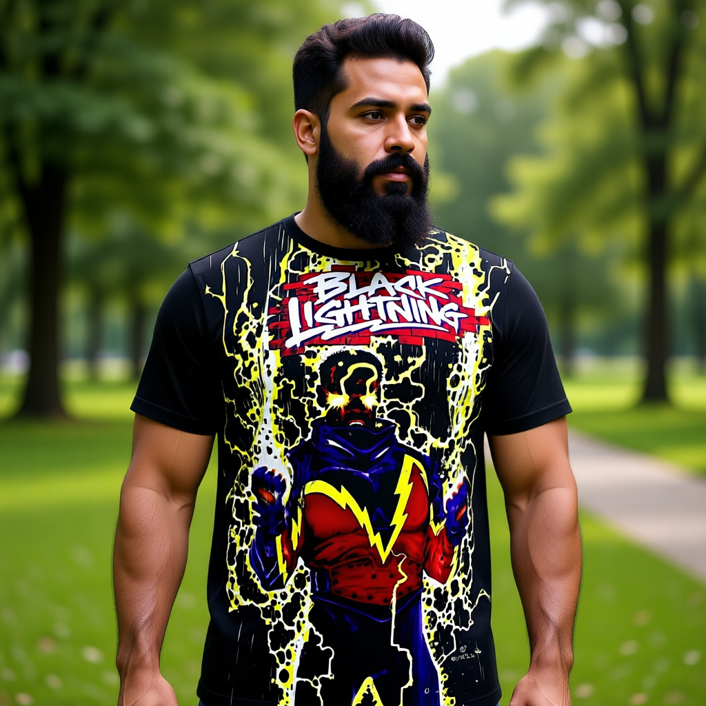 BLACK LIGHTNING 1 V2 All Over Print Shirt & Tank Top
