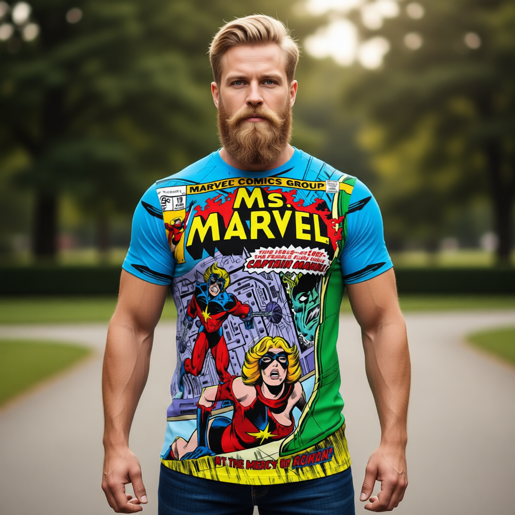 MS MARVEL 19 All Over Print Shirt & Tank Top
