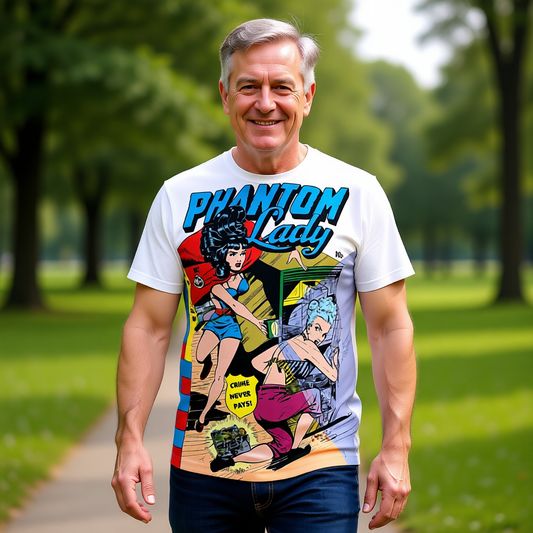 PHANTOM LADY 21 All Over Print Shirt & Tank Top