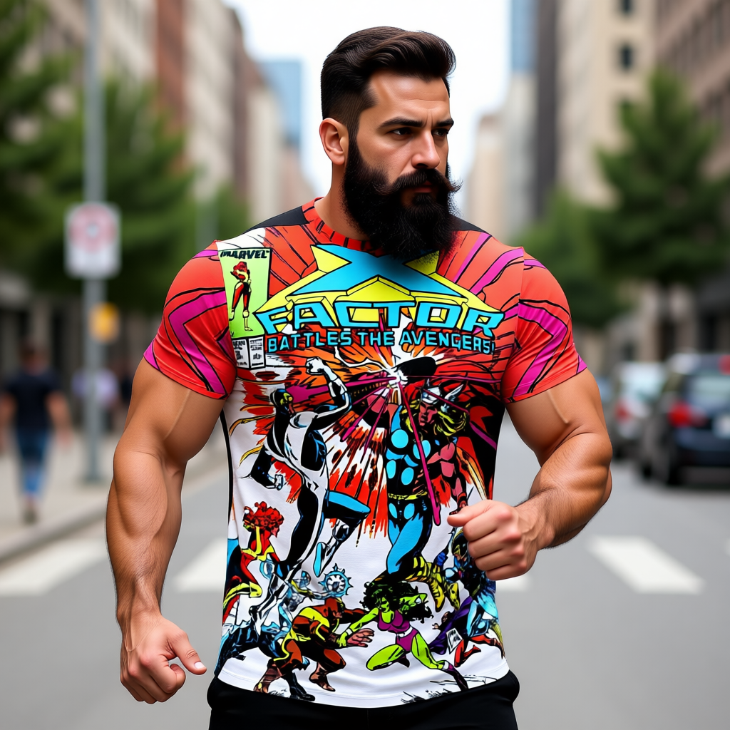 XFACTOR 32 All Over Print Shirt & Tank Top -STEVE LIGHTLE ART