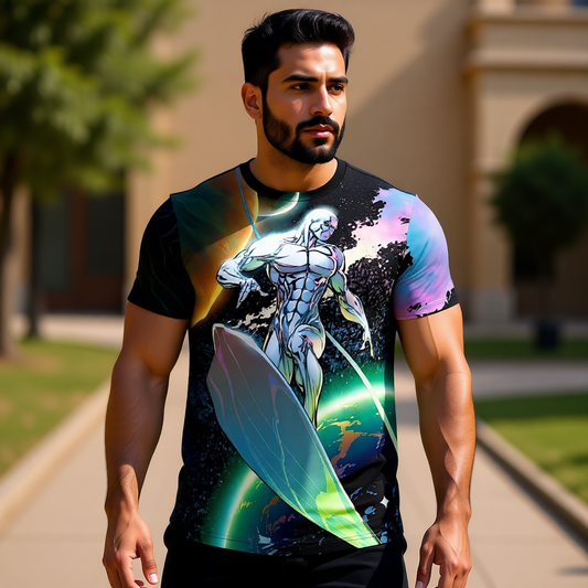 SILVER SURFER 2 All Over Print Shirt & Tank Top -MICHAEL TURNER ART