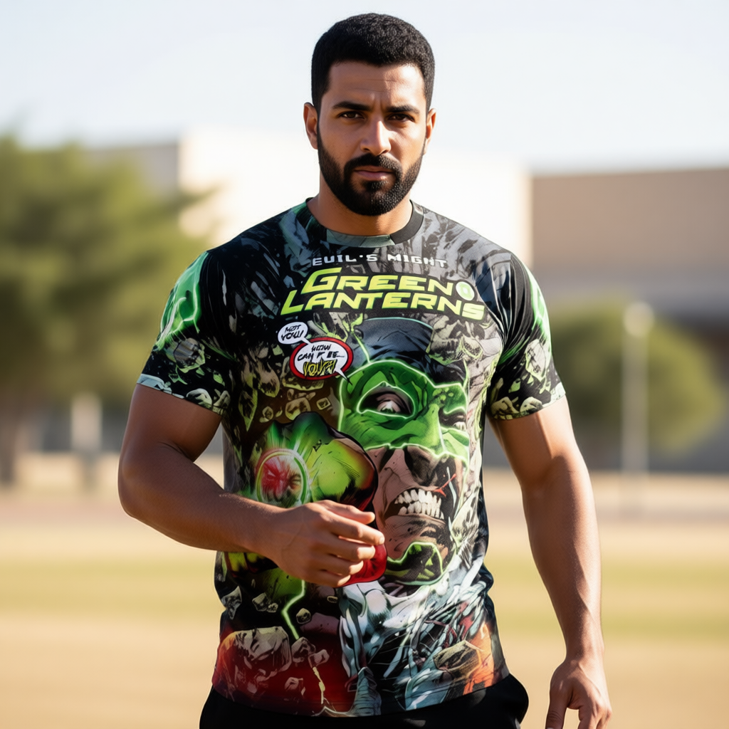 GREEN LANTERNS 54 All Over Print Shirt & Tank Top