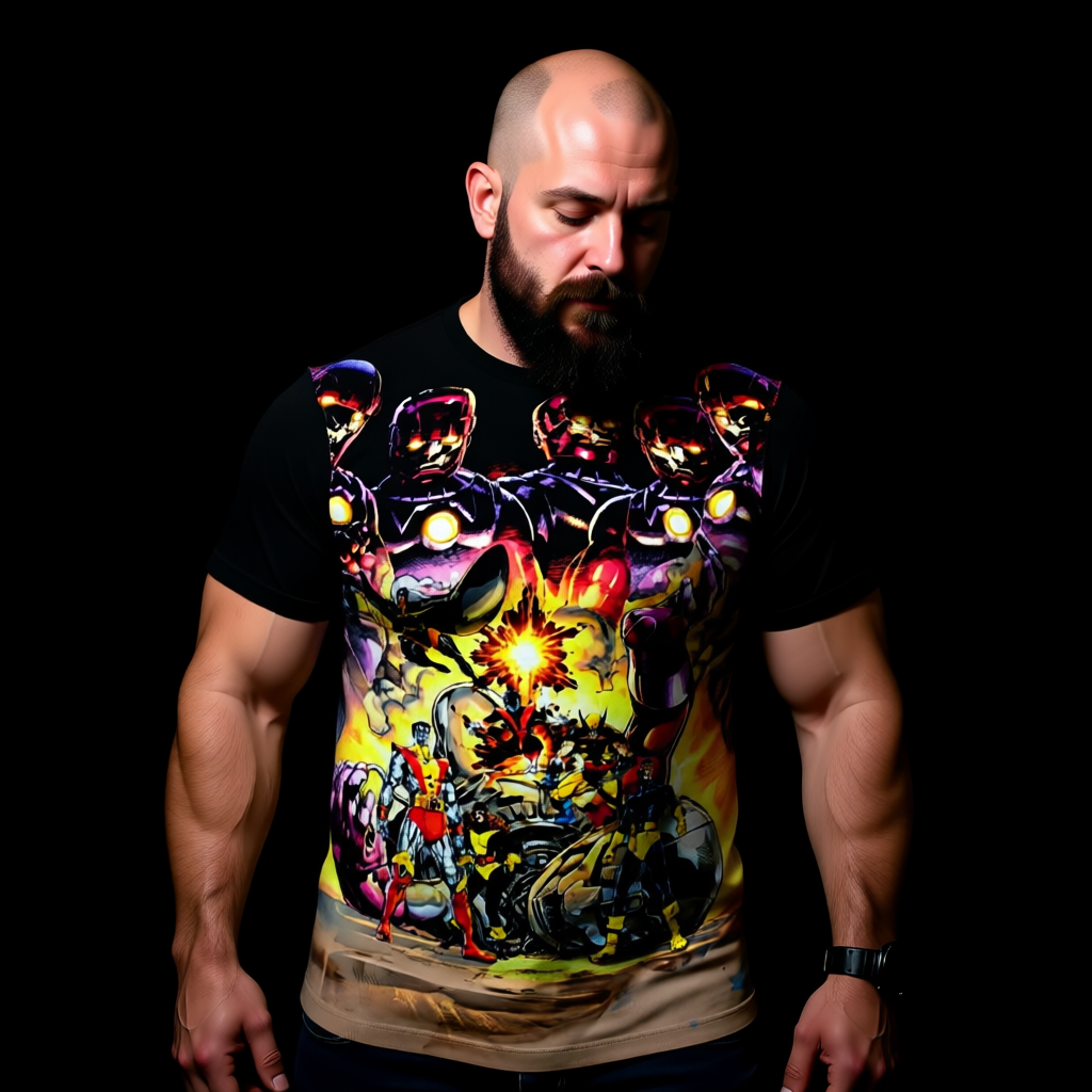 XMEN PINUP GO All Over Print Shirt & Tank Top - MICHAEL GOLDEN
