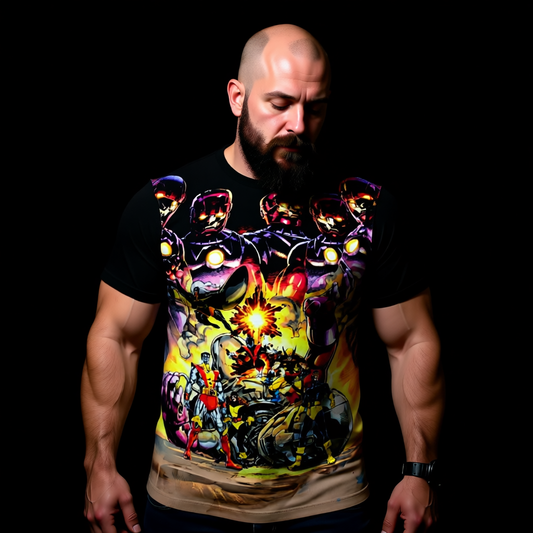 XMEN PINUP GO All Over Print Shirt & Tank Top - MICHAEL GOLDEN