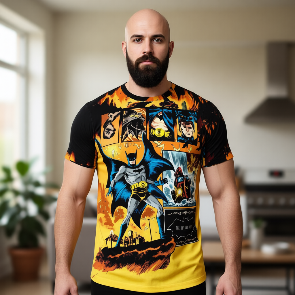 THE BATMAN RIDES All Over Print Shirt & Tank Top  -MAX FLEISCHER - PRIVATE EDITIONS