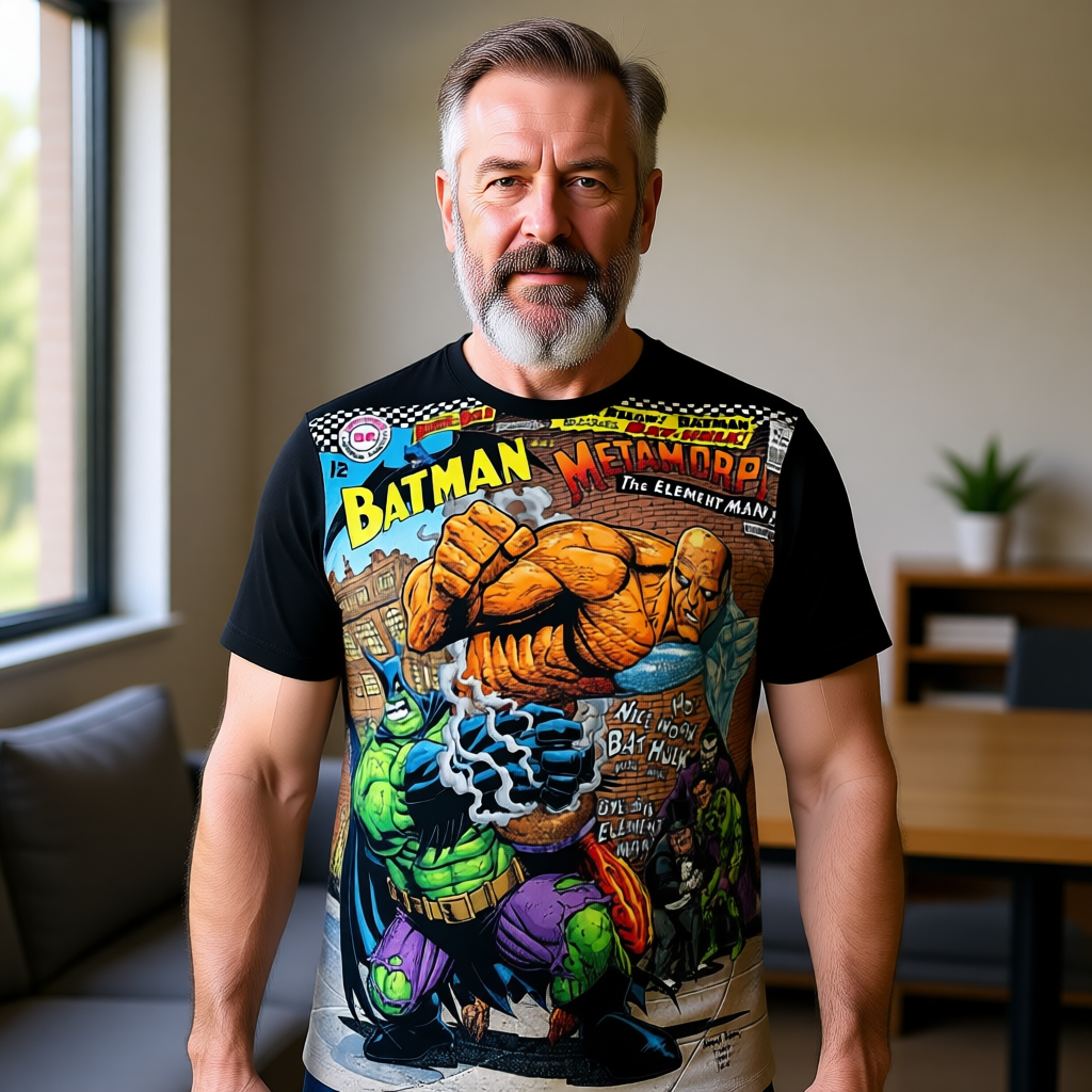 BRAVE AND THE BOLD 69 TRIBUTE TO BATHULK All Over Print Shirt & Tank Top  - ARTHU ADAMS ART (Copy)