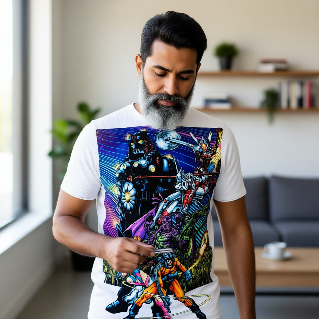 MICRONAUGHT TRIBUTE All Over Print Shirt & Tank Top  - ARTHU ADAMS ART