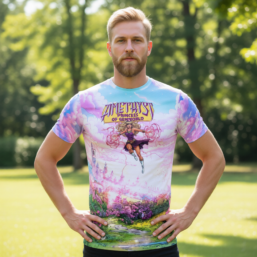 AMETHYST READY All Over Print Shirt & Tank Top -ORIGINAL ART