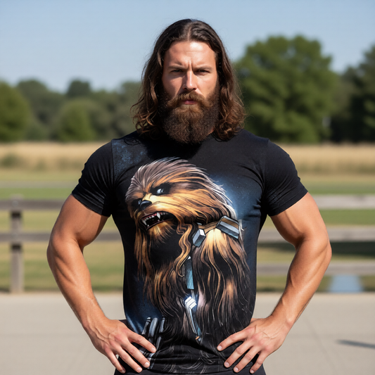 CHEWBACCA PINUP All Over Print Shirt & Tank Top - ARTHUR ADAMS ART