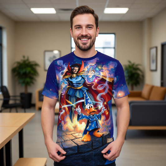 FRANK BRUNNER'S WIZARDS PINUP All Over Print Shirt & Tank Top - DR STRANGE