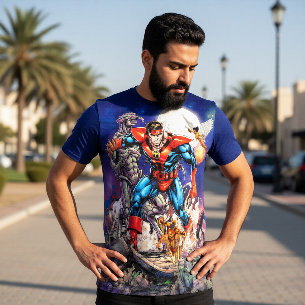 COLOSSAL BOY & THE LEGION All Over Print Shirt & Tank Top - ORIGINAL ART