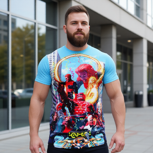 ASTRO CITY PARADE All Over Print Shirt & Tank Top - ALEX ROSS ART