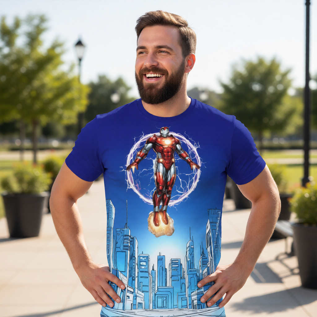 IRON LAD GO All Over Print Shirt & Tank Top - ORIGINAL ART