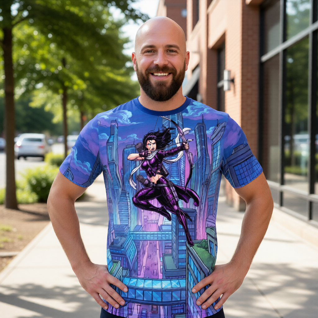 HAWKEYE 2 GO All Over Print Shirt & Tank Top - ORIGINAL ART