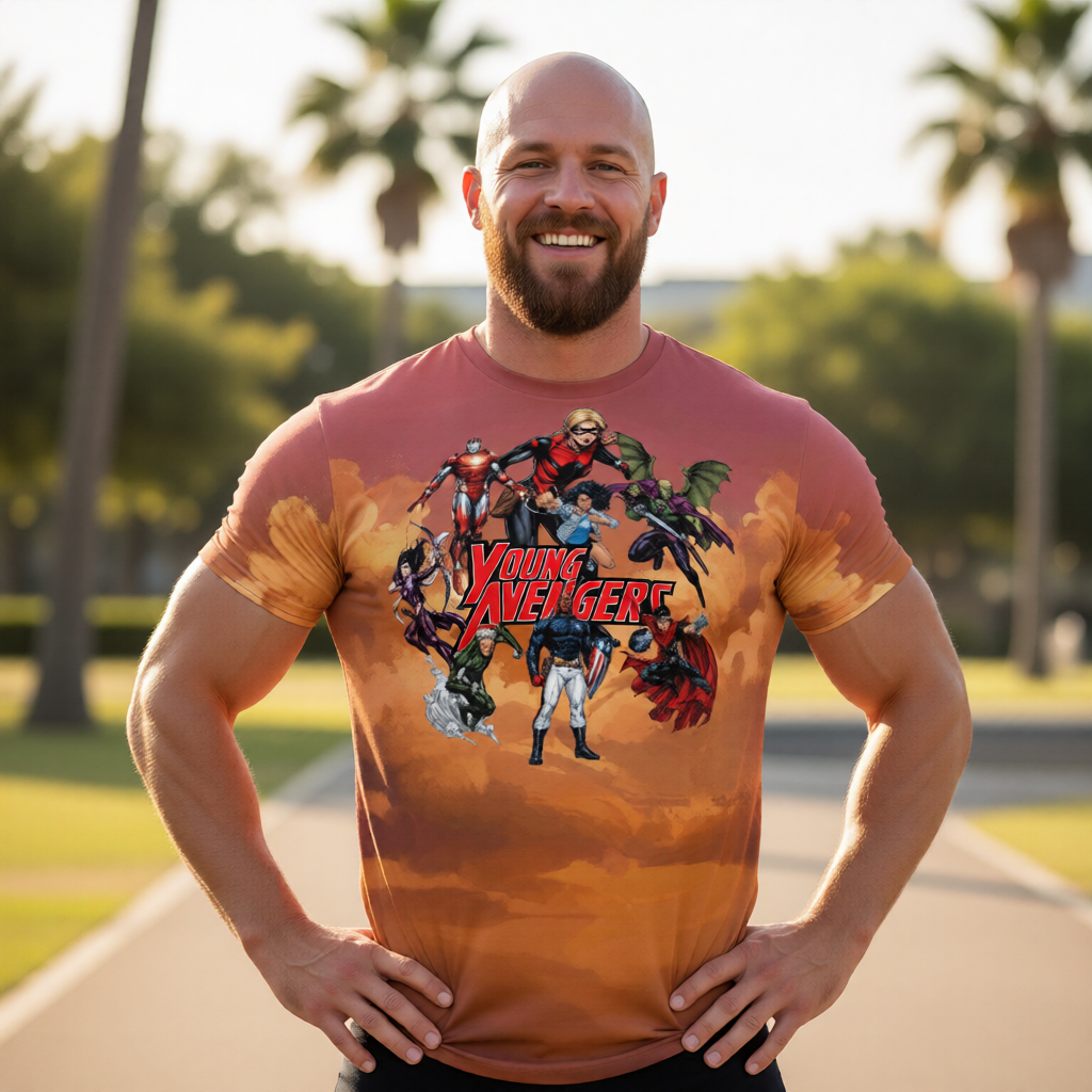 YOUNG AVENGERS TEAM GO All Over Print Shirt & Tank Top - ORIGINAL ART