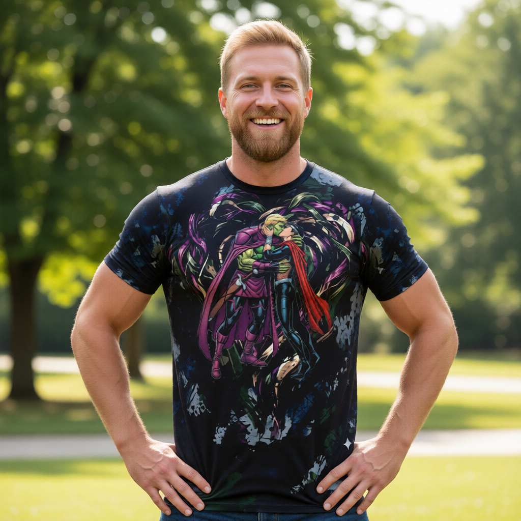 THE HULKLING WICCAN KISS All Over Print Shirt &amp; Tank Top