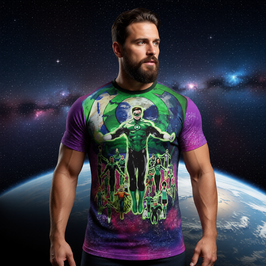HAL AND THE GREEN LANTERNS OF EARTH All Over Print Shirt & Tank Top