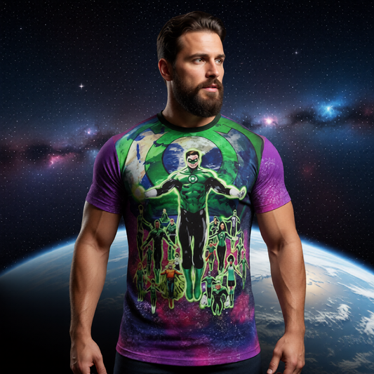 HAL AND THE GREEN LANTERNS OF EARTH All Over Print Shirt & Tank Top