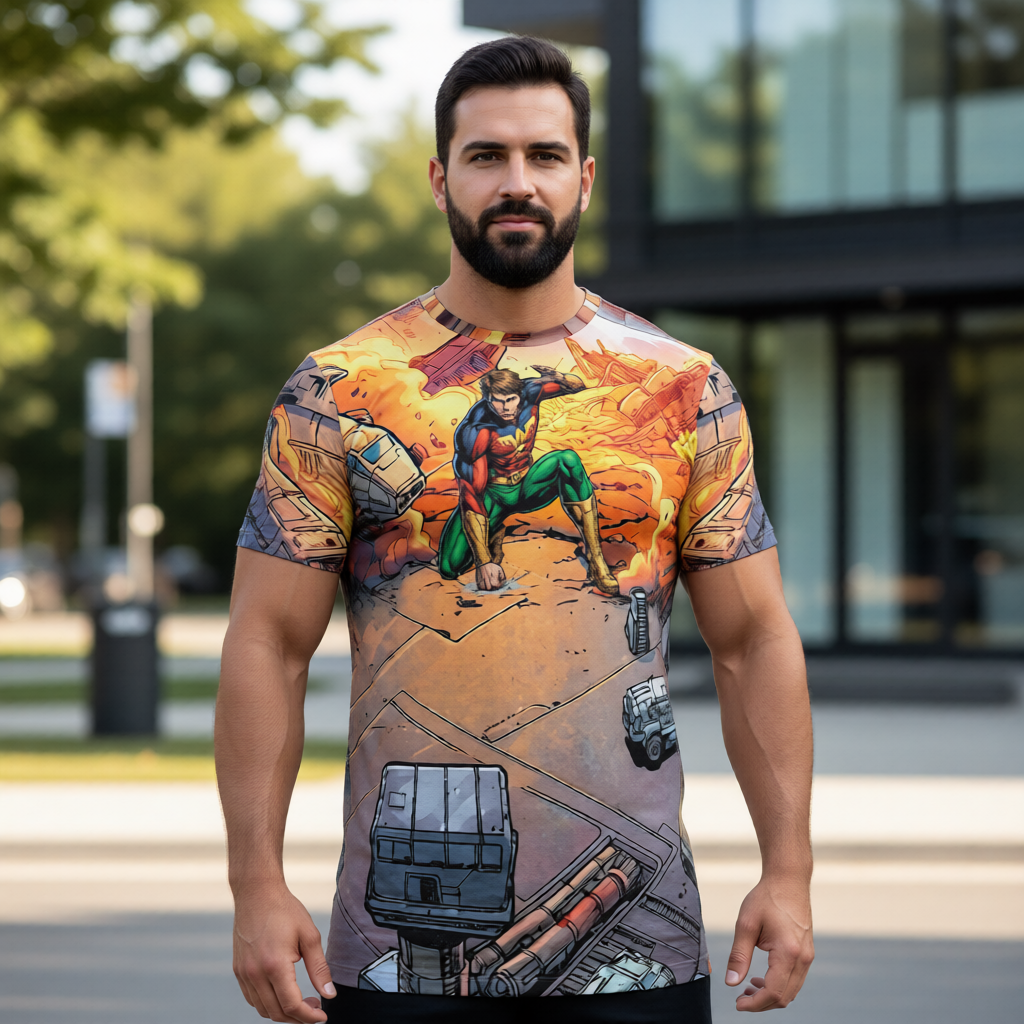 ULTRA BOY GO All Over Print Shirt & Tank Top - ORIGINAL ART