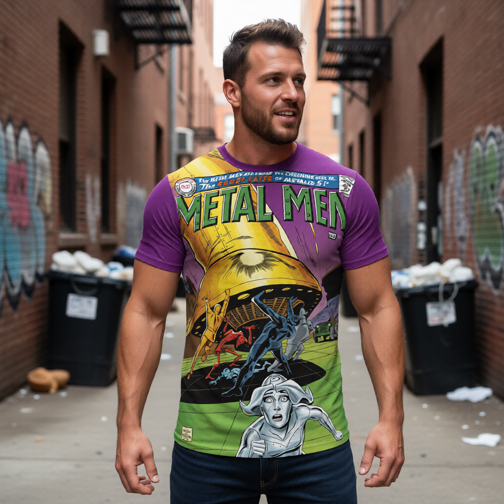 METAL MEN 29 All Over Print Shirt & Tank Top