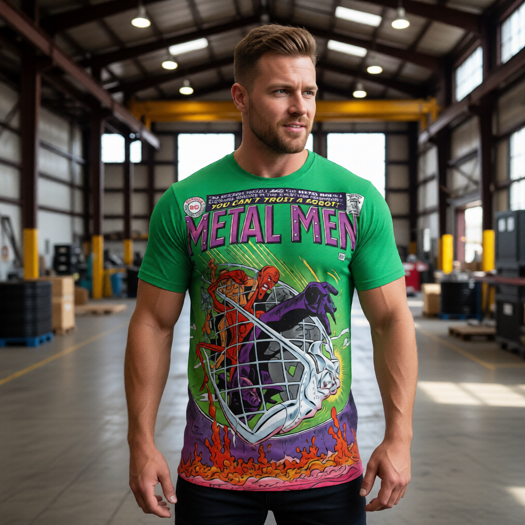 METAL MEN 28 All Over Print Shirt & Tank Top