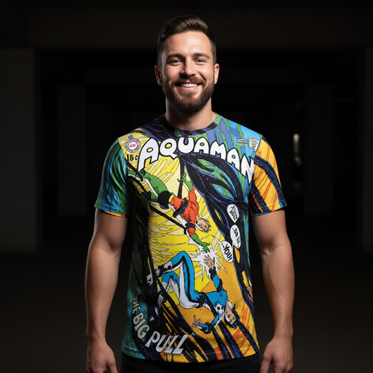 AQUAMAN 51 All Over Print Shirt & Tank Top