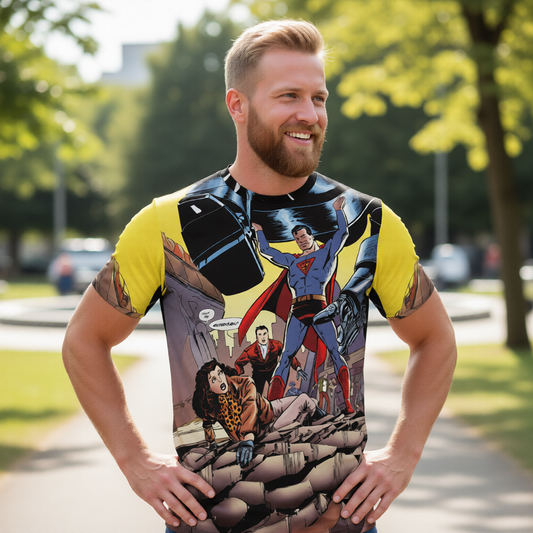 GENERATIONS 3 SUPERMAN All Over Print Shirt & Tank Top - JOHN BYRNE ART