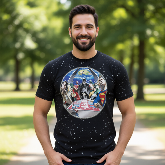 JLA CIRCLE All Over Print Shirt & Tank Top - ALEX ROSS ART