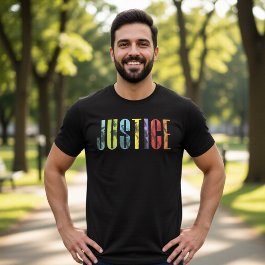 JUSTICE All Over Print Shirt & Tank Top - ALEX ROSS ART