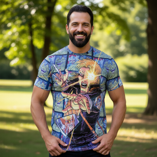 XMEN: LEGENDS 4-LONGSHOT  All Over Print Shirt & Tank Top - ARTHUR ADAMS ART