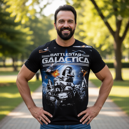 BATTLESTAR GALACTICA MOVIE CYLONS POSTER All Over Print Shirt & Tank Top