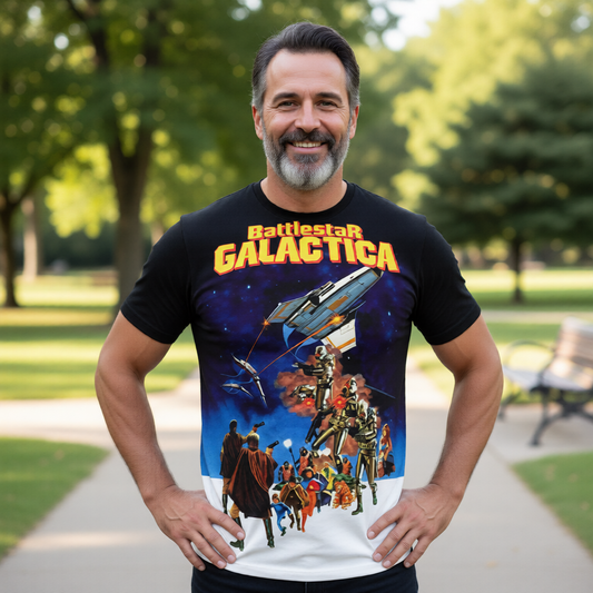 BATTLESTAR GALACTICA MOVIE POSTER All Over Print Shirt & Tank Top