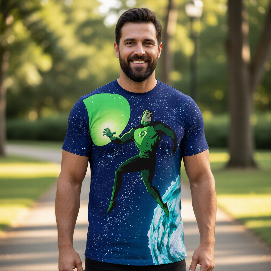 GREEN LANTERN - NEW FRONTIER All Over Print Shirt & Tank Top - DARWYN COOKE ART