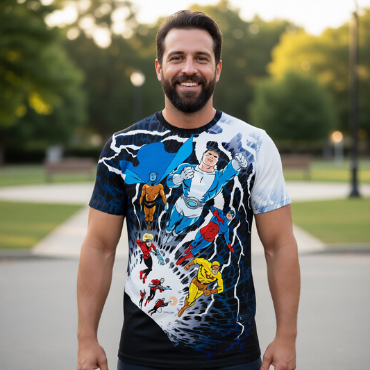 THUNDER AGENTS 1 All Over Print Shirt & Tank Top - DARWYN COOKE ART